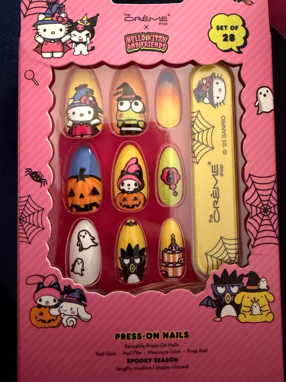 The Crème Shop x Hello Kitty and Friends Press On Nails Spooky Season